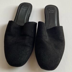 A New Day Women's Black Mules